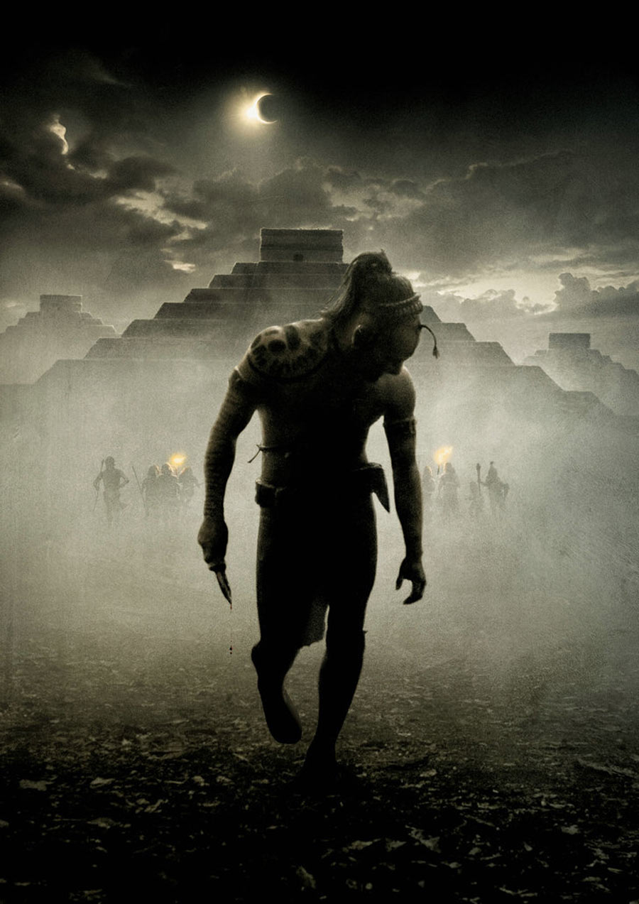 Apocalypto Movie Film Poster without Film Titles & Wording