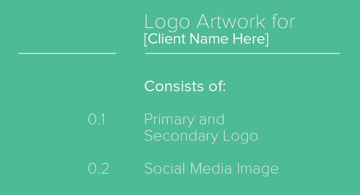 Client Logo Artwork Sheet for Download