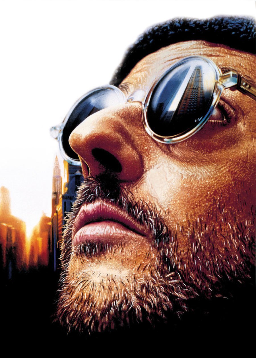 Leon Movie Film Poster without Film Titles & Wording