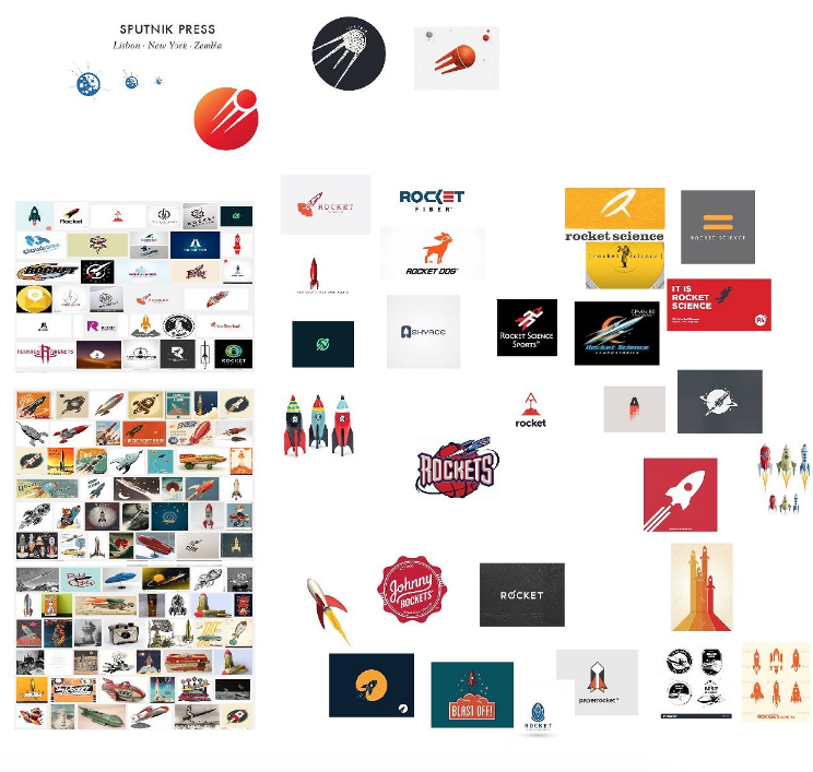 Rocket Science VFX Brand Logo Design Case Study: Example Rocket Logo Designs