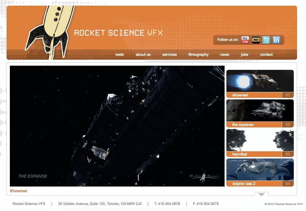 Rocket Science VFX RSVFX Brand Logo Design Case Study 5