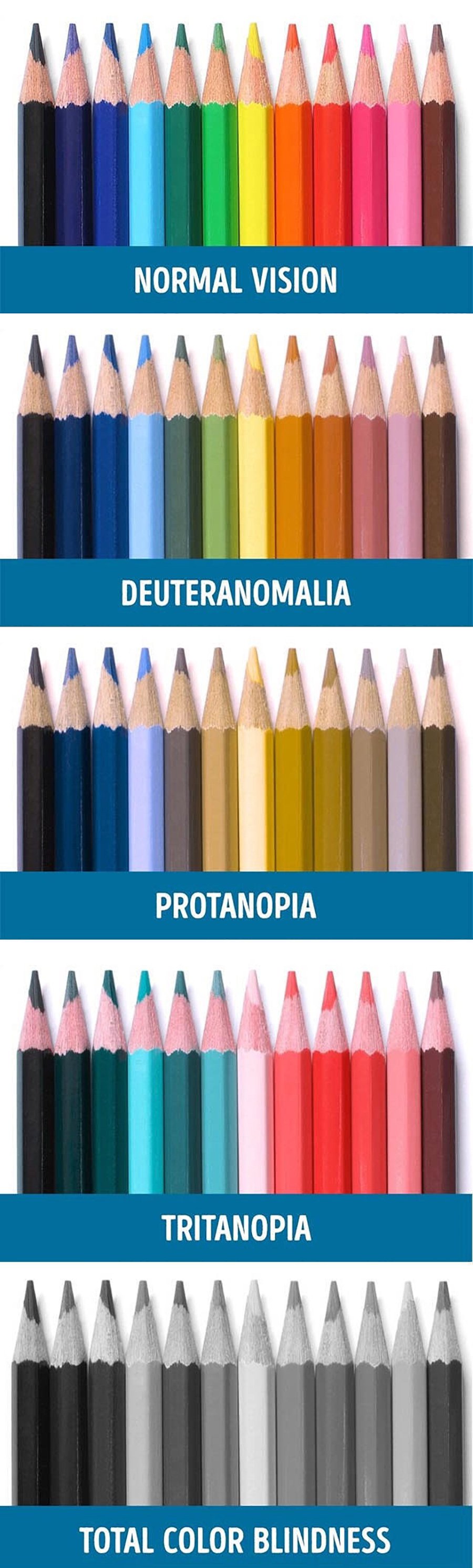 Color blindness demonstration