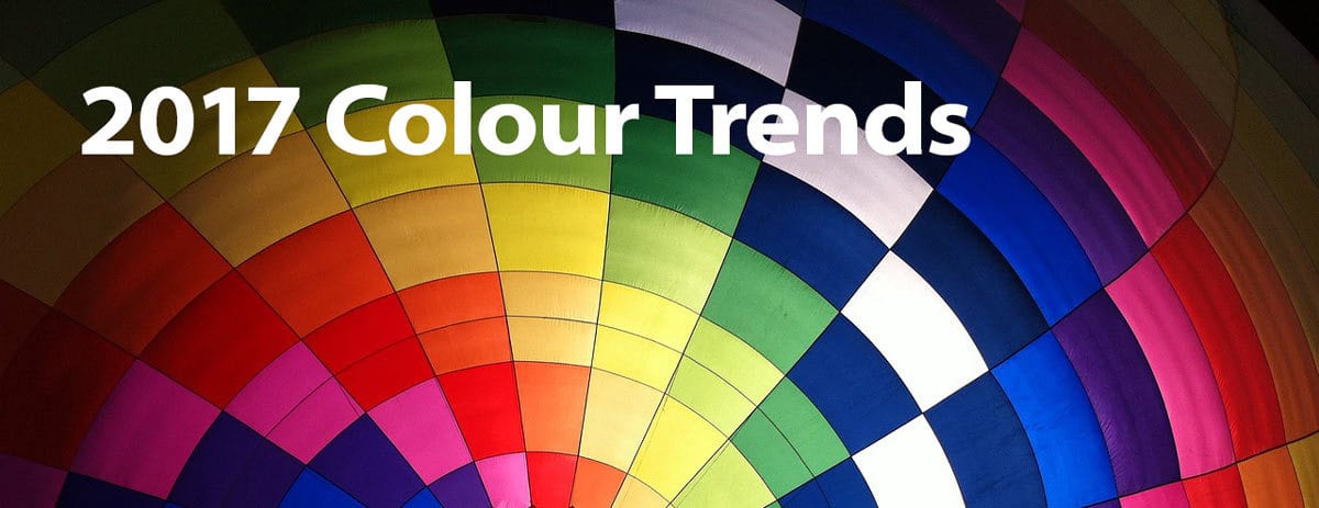 2017 colour trends in graphic design