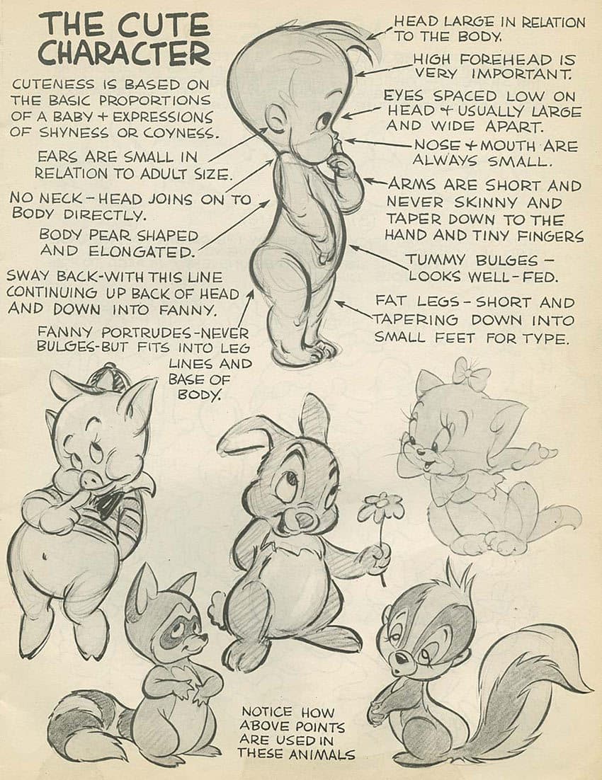 Disney Tutorial: Educational Tips on Drawing The Cute Character 