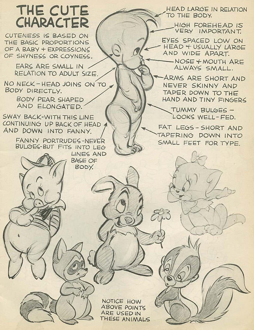 Disney Tutorial Educational Tips On Drawing The Cute Character