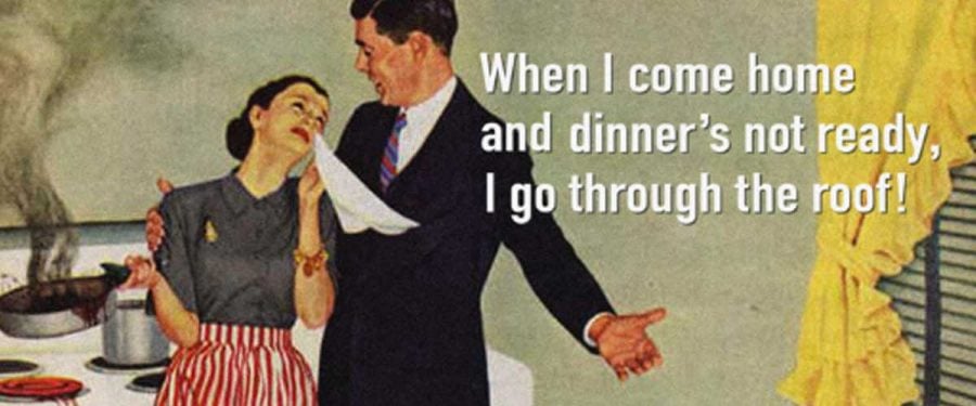 Misogynistic Vintage 1950's Ads with Sexist Quotes from Donald Trump