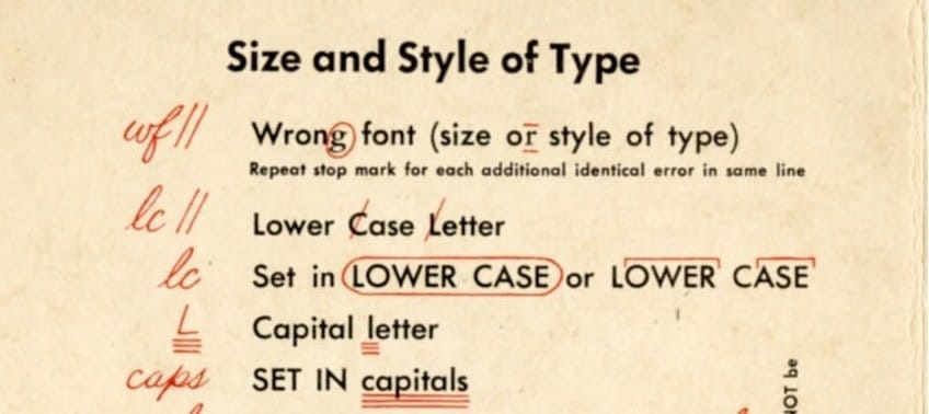 Proofreading Marks that May Interest Graphic Designers