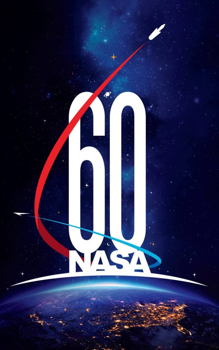 nasa 60th anniversary logo design