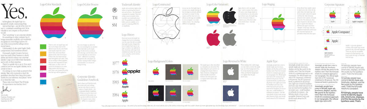 Apple Corporate Identity Guidelines Graphic Standards Manual