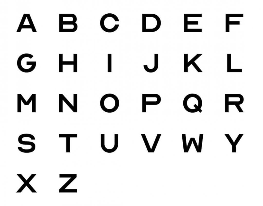 OPTICIAN SANS - Free Font Based on Eye Charts | The Logo Smith