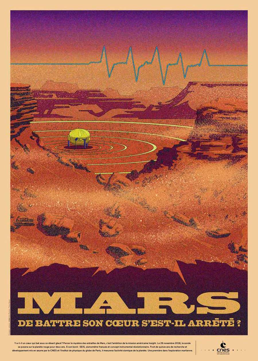 Retro-Futuristic Space Posters for CNES Designed by Thomas Hayman