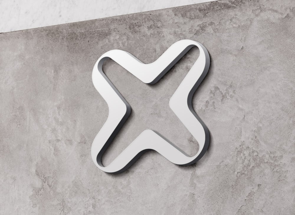 Internxt Raised Wall Sign Light