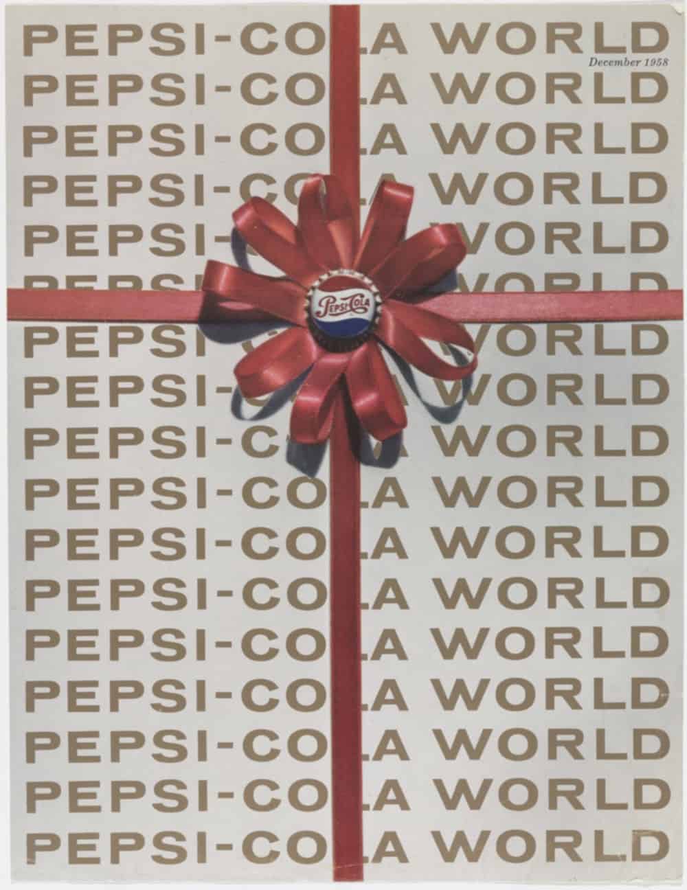 Vintage Pepsi-Cola World Magazine Cover December 1958