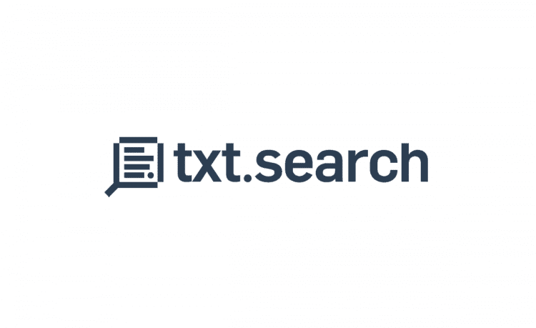 txtsearch Logo & Icon Designed by The Logo Smith