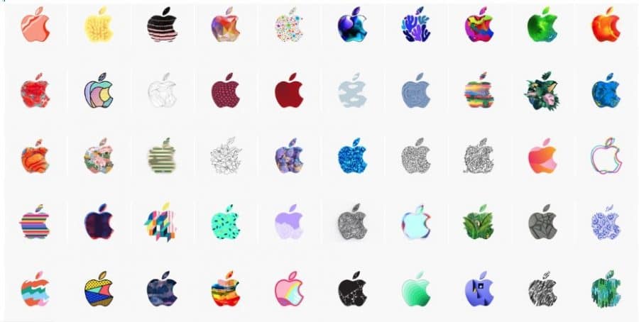 370 Apple Event Logos Poster by Alireza and Mike Rundle | Smitho.graphics℠