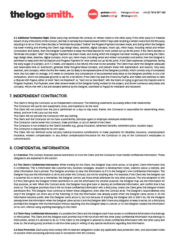 Independent Contractor Template