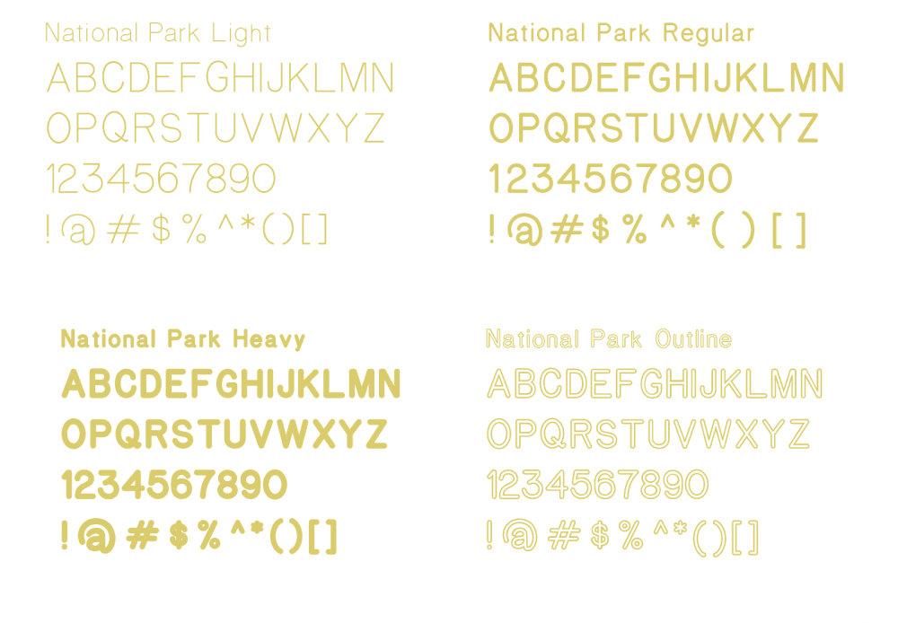National Park Typeface Free Download