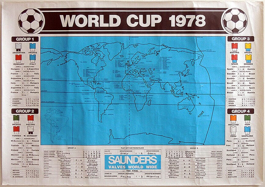 FOOTBALL-WORLD-CUP-1978-WALLCHART-POSTER-ARGENTINA