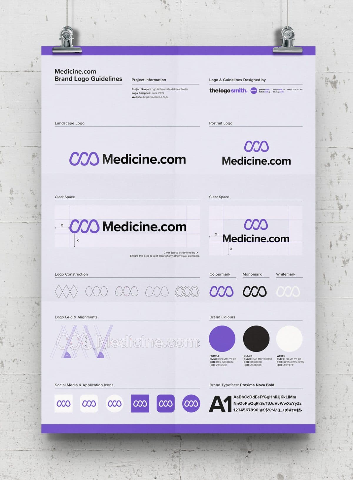 Brand Logo Guidelines Poster Designed by Freelance Logo Designer The Logo Smith