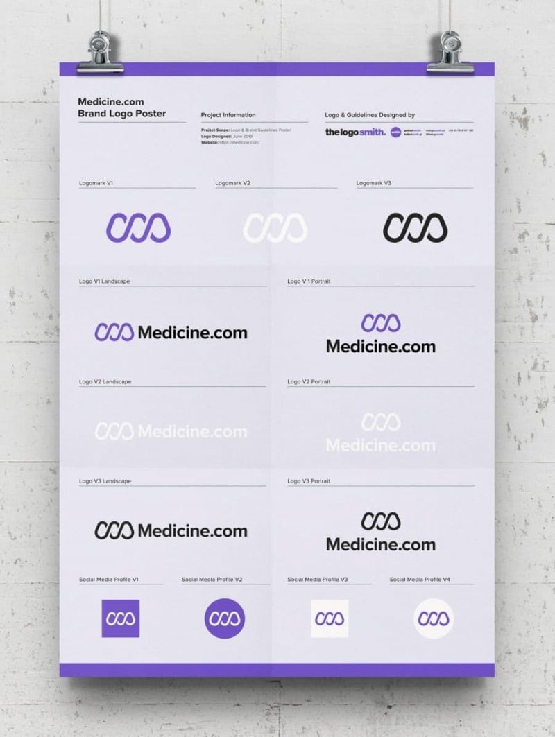 Brand Logo Poster Template Free A3 Poster Mockup Designed by The Logo Smith