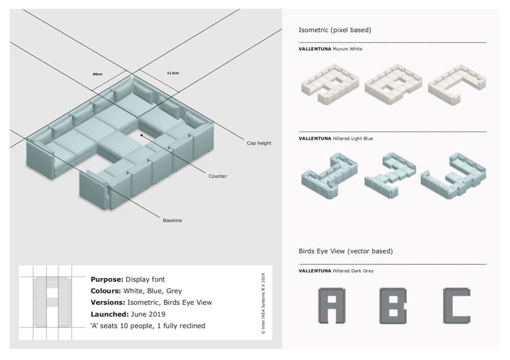 The worlds comfiest isometric font