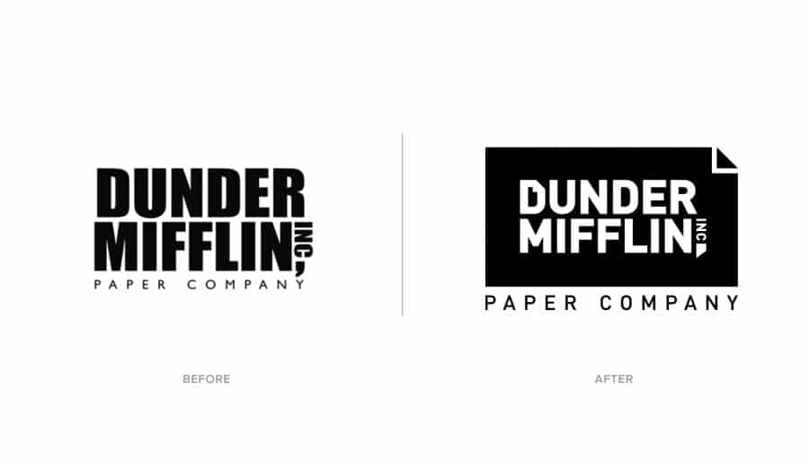 Dunder Mifflin - The Office Fan Art Logo Design Tv Show