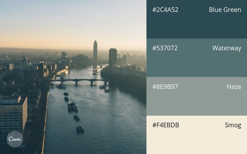 72.-Hazy-Grays 100 Beautiful Colour Swatches and Combinations by Canva
