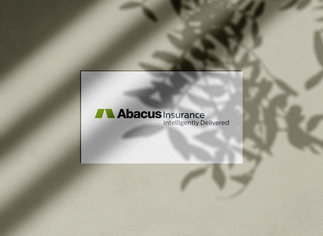 Abacus Insurance Intelligently Delivered Logo Designed by The Logo Smith