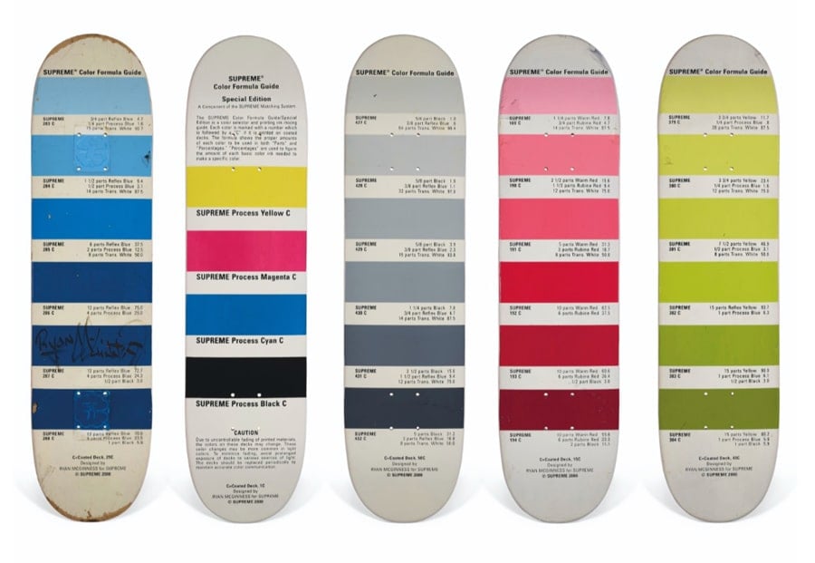 The Only Complete Archive of Supreme Skate Decks Comes to Auction - Galerie