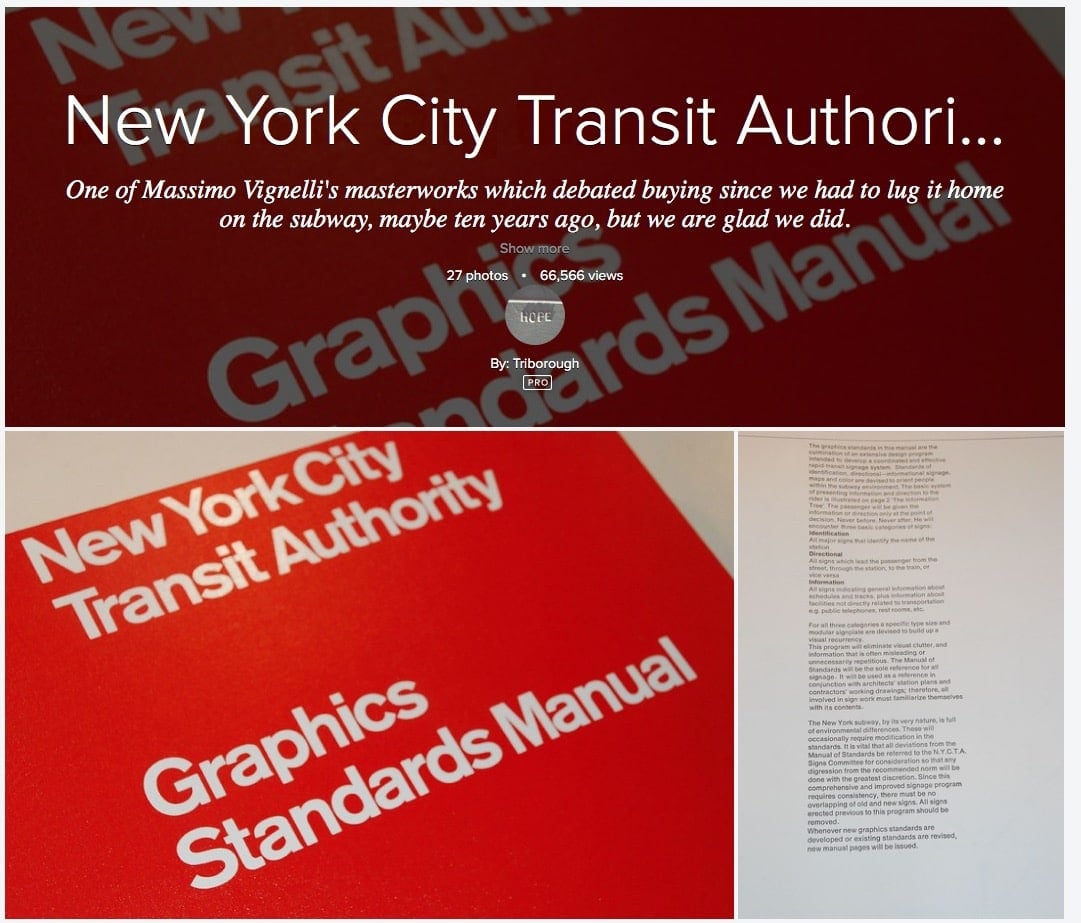 New York City Transit Authority Graphics Standards Manual (1970)