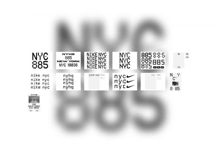 Nike NYC Headquarters Logo & Brand Concepts by Bureau Borsche