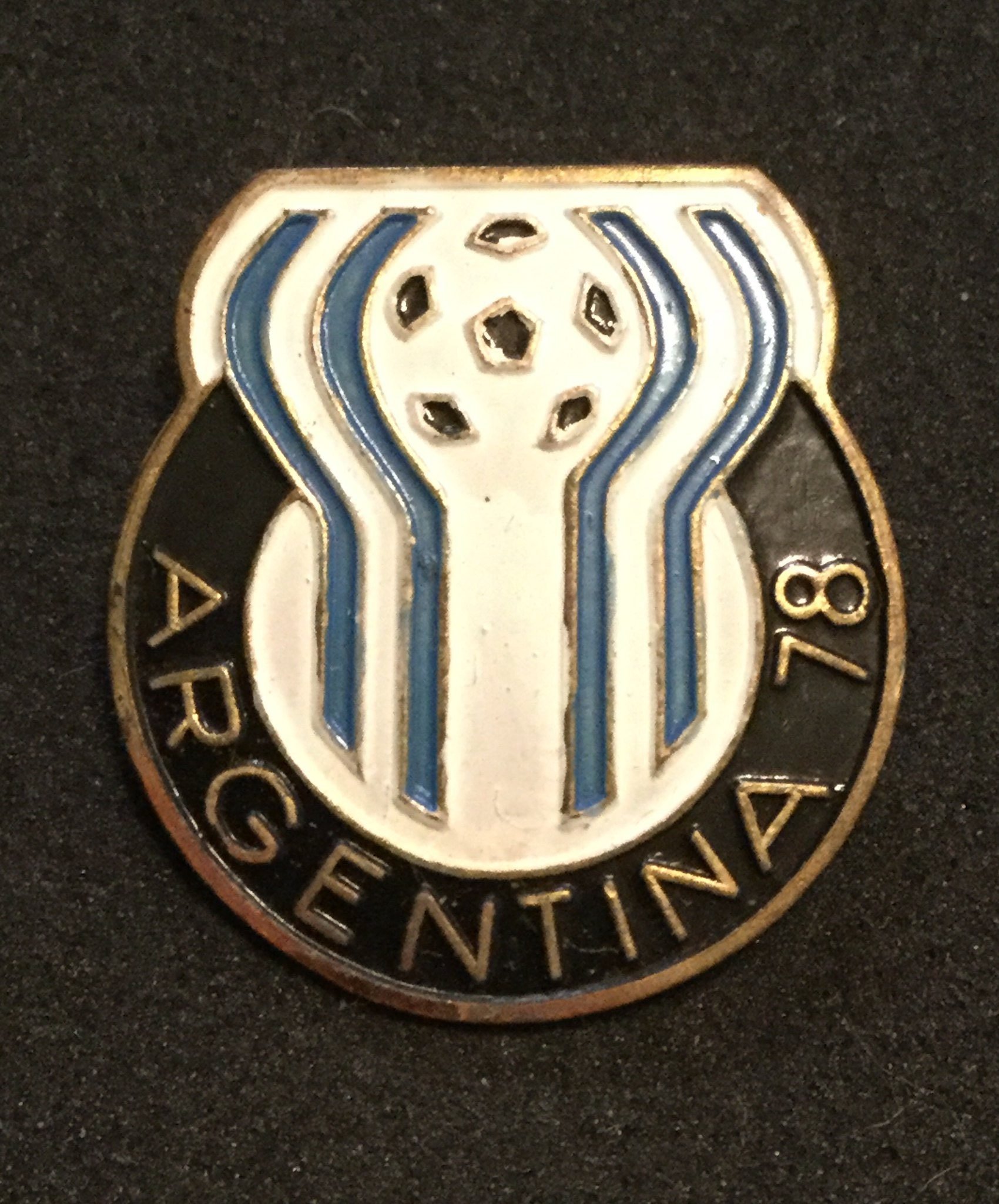 1978 Argentina World Cup Logo Pin Badge