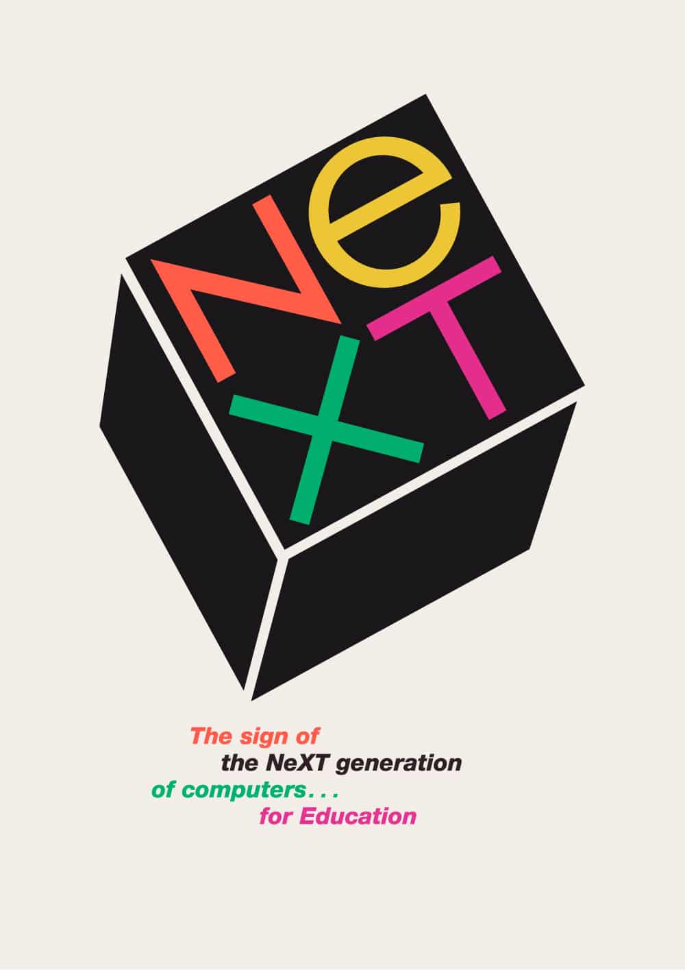 NeXT Logo Designed by Paul Rand for Steve Jobs