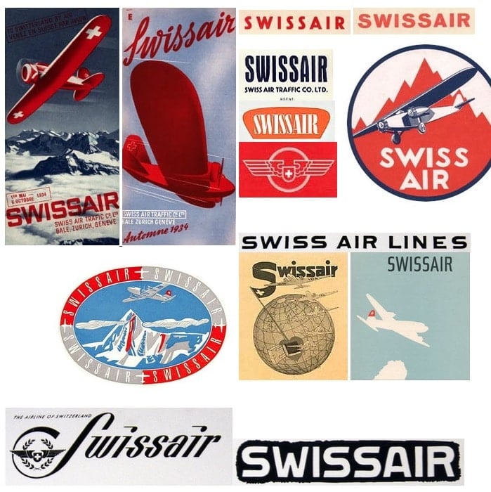 Swissair Logos 1931 