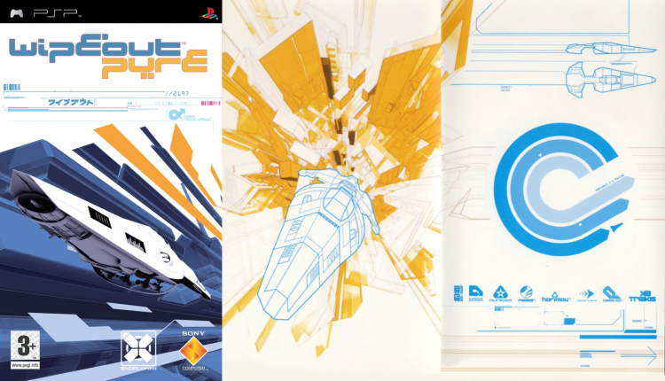 Cover art for Wipeout Pure, created by The Designers Republic