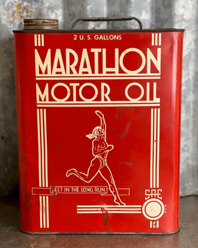 US Vintage Motor Oil Cans