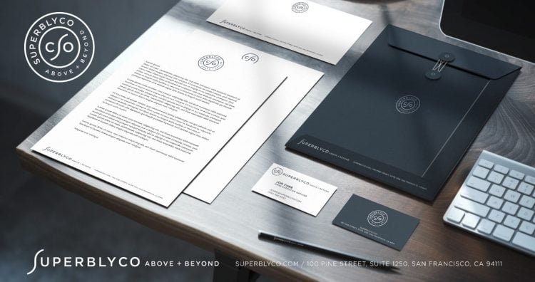 SuperblyCo Logo Brand Identity-Stationery design mockup 06 by the logo smith