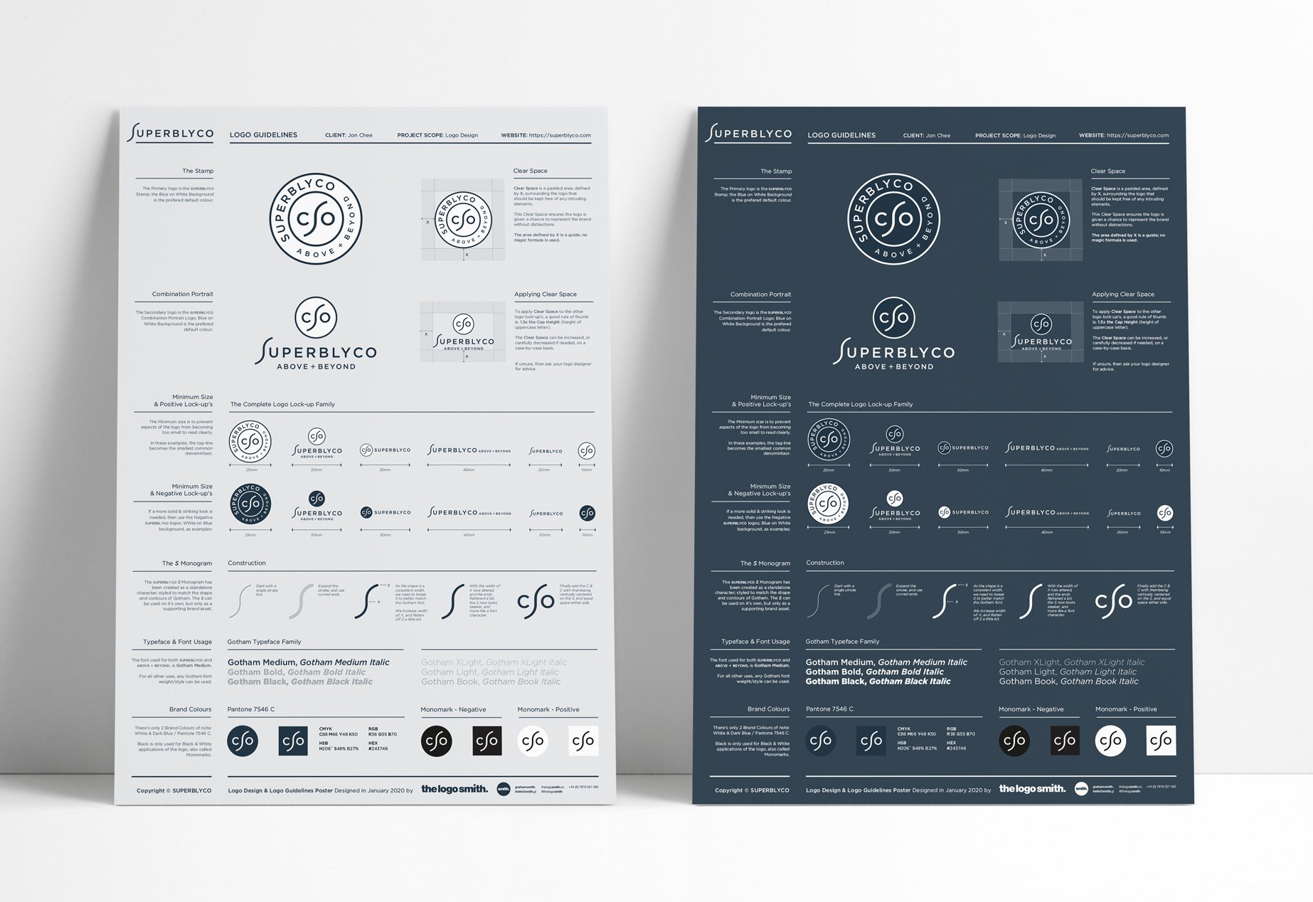 Logo Guidelines Poster Template For Free Download By The Logo Smith