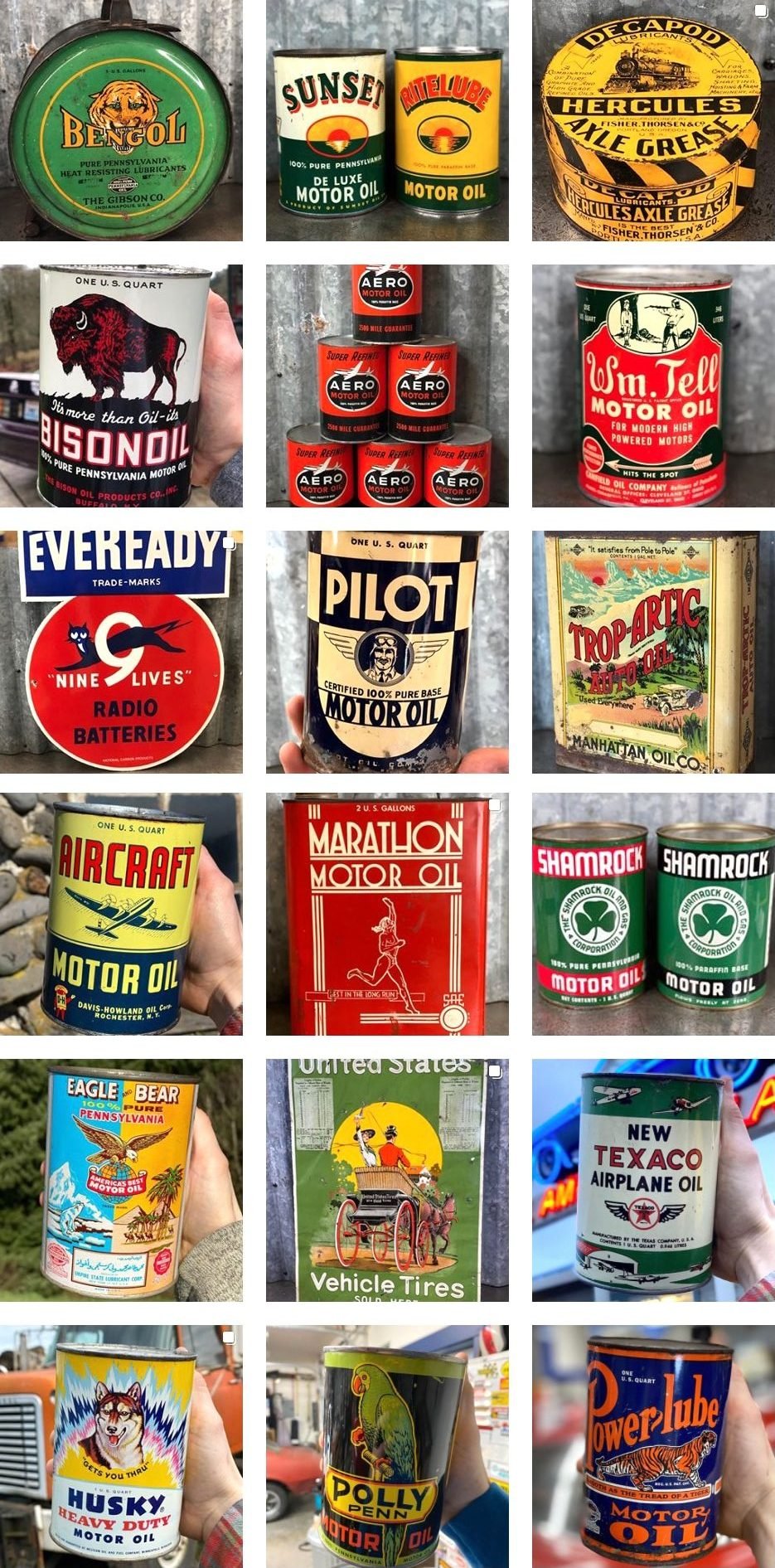 Vintage Texaco Motor Oil Can - Blender Market