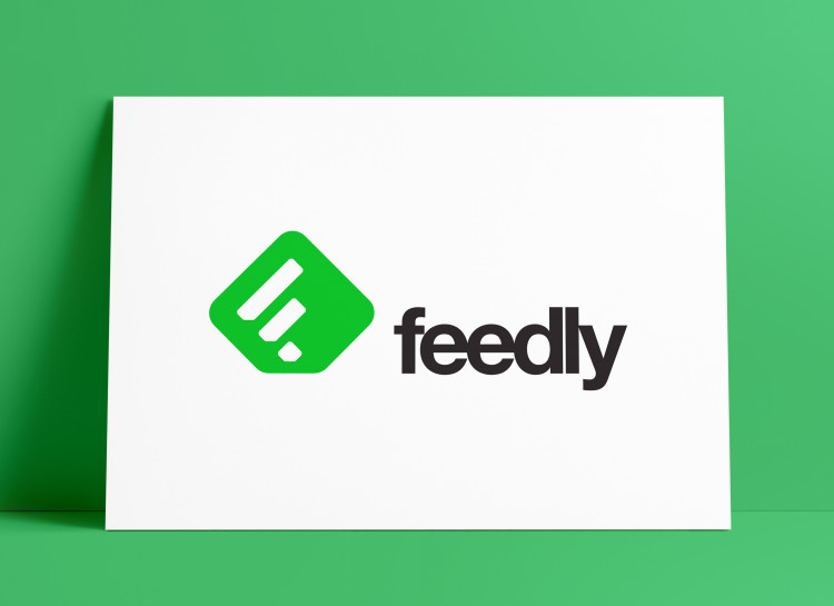 Feedly Logo App Icon Design MockUp Poster The Logo Smith