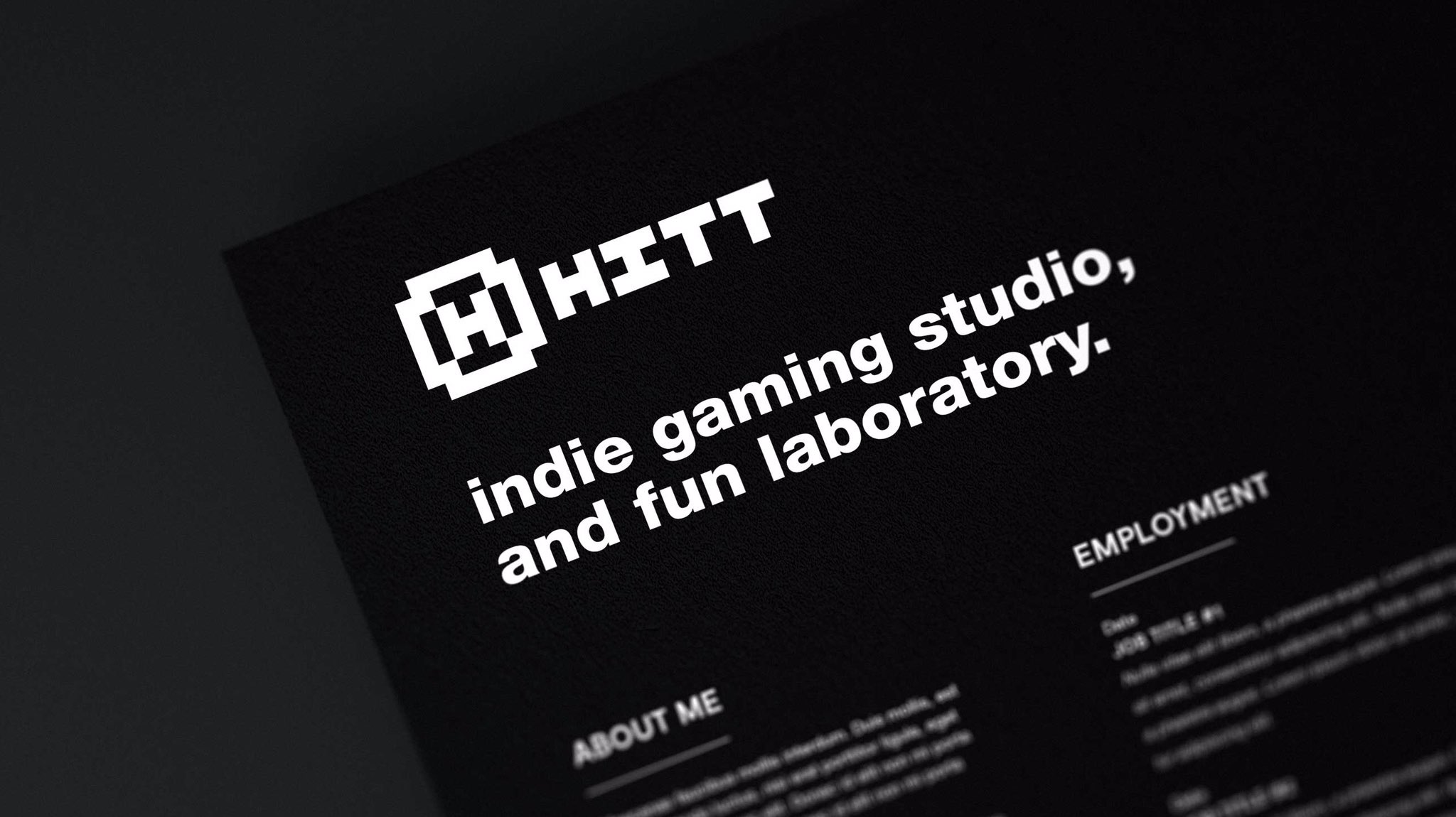 HITT Indie Game Studio Logo Icon and-Brand Identity Design by The Logo Smith