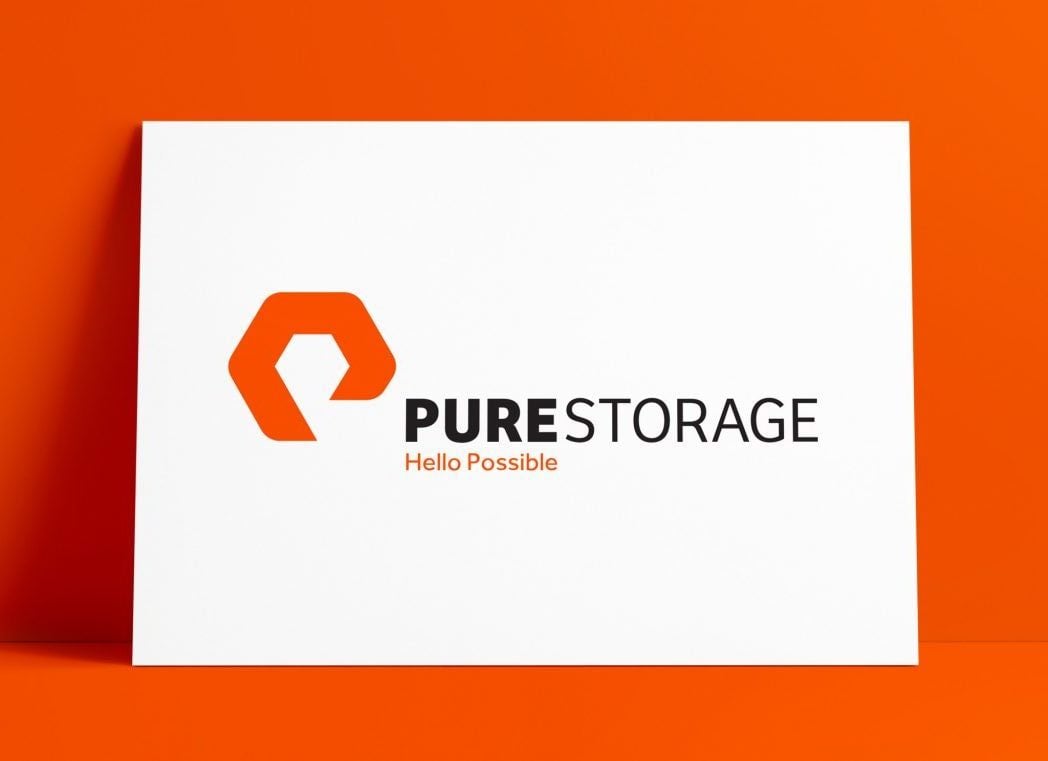 Pure Storage Logo MockUp Poster The Logo Smith