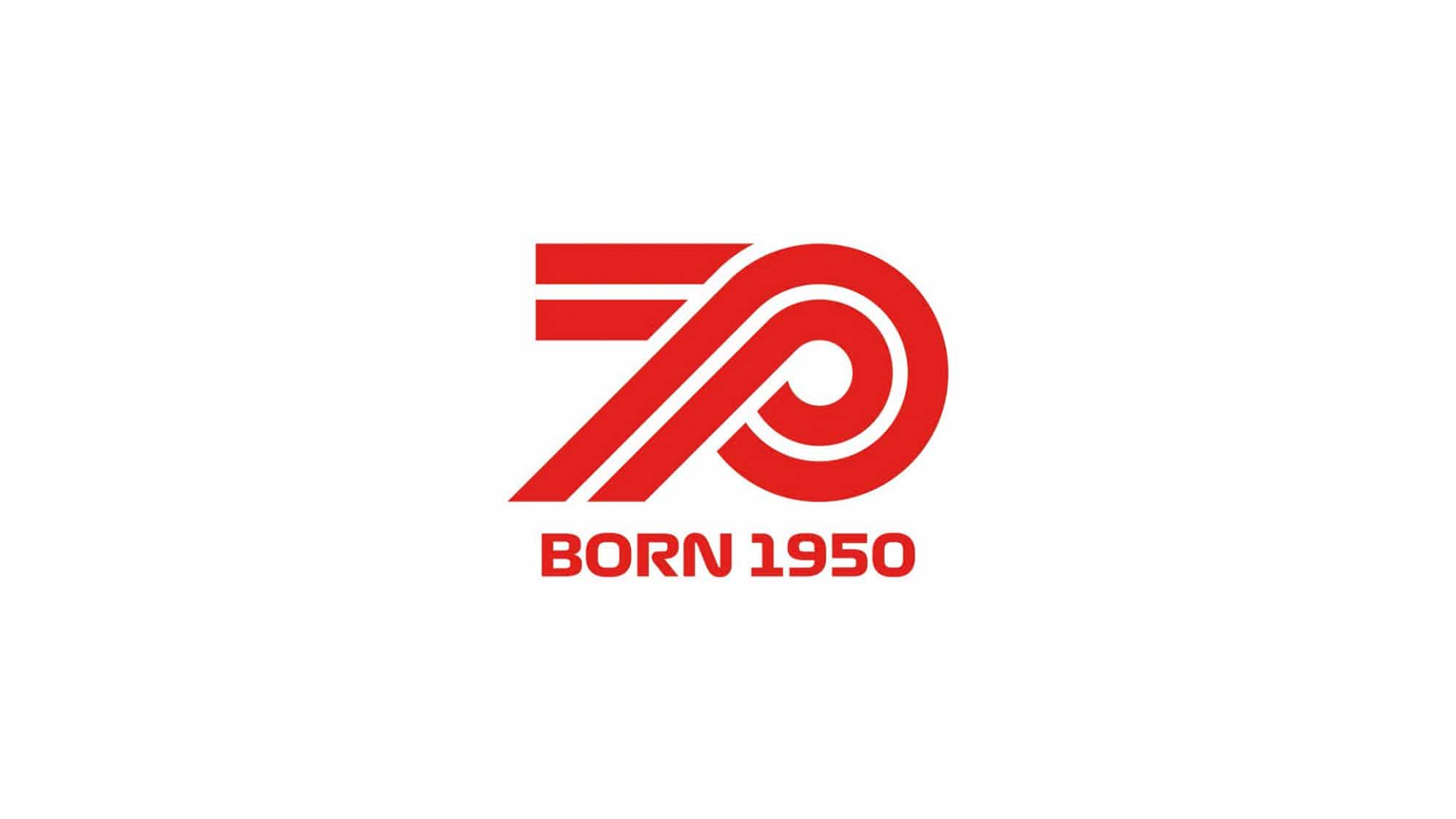 F1 Formula 1 70th Anniversary Logo Design 2