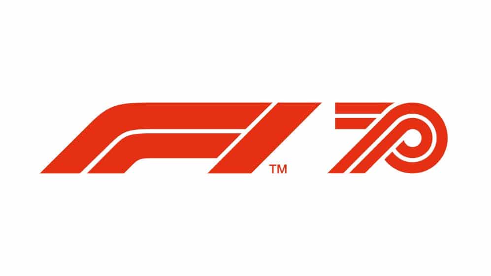 F1 Formula 1 70th Anniversary Logo Design 3