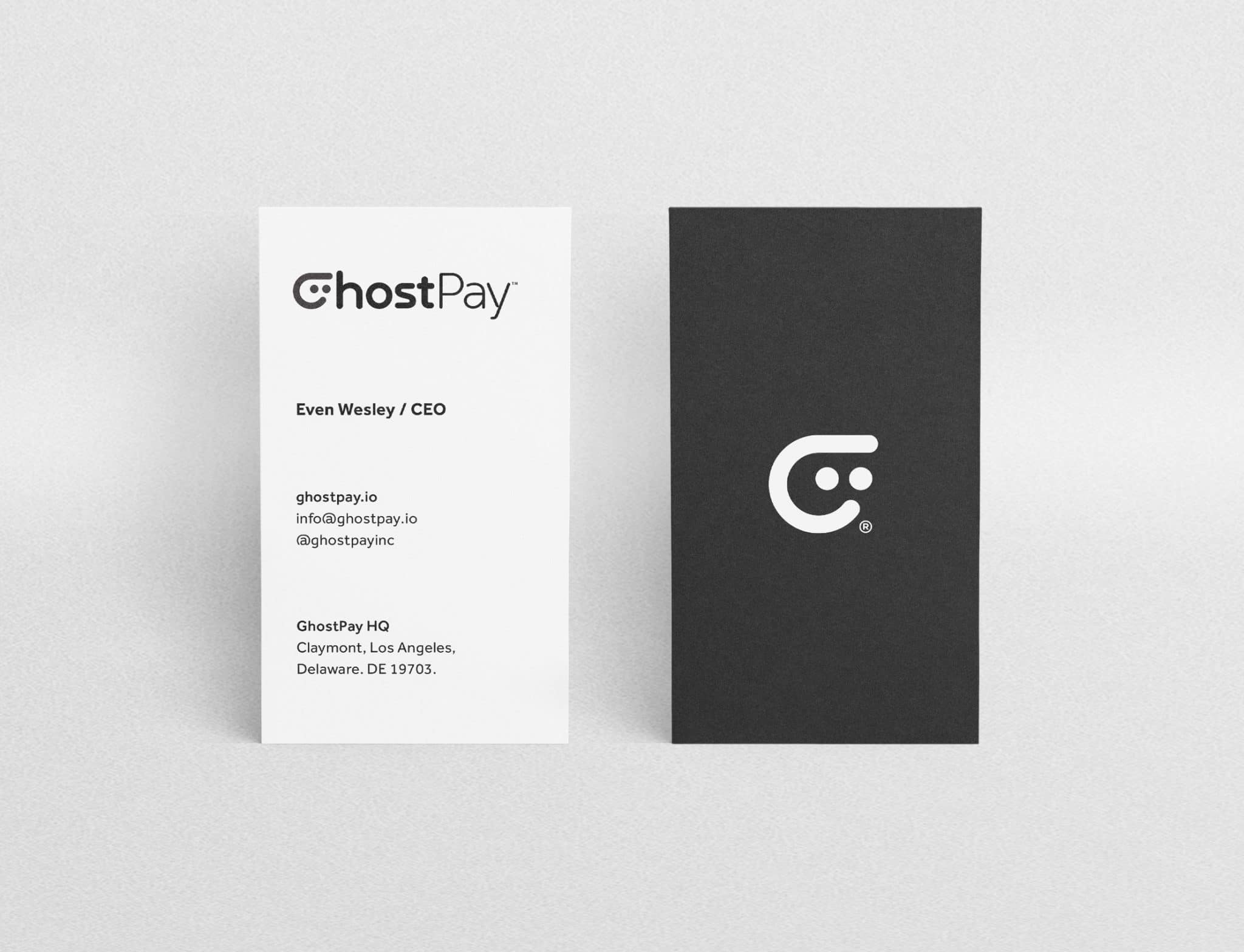 GhostPay Business Cards Designed by The Logo Smith