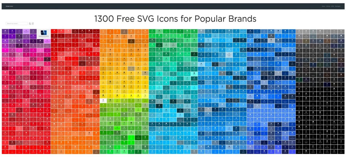 Simple Icons 1382 Free Svg Icons For Popular Brands The Logo Smith