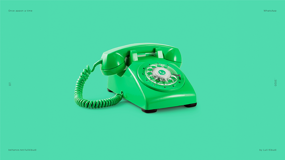 WhatsApp Rotary Telephone Once Appon a Time