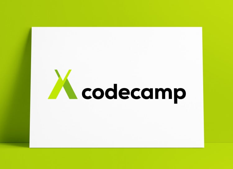 code camp Logo for sale MockUp Poster The Logo Smith