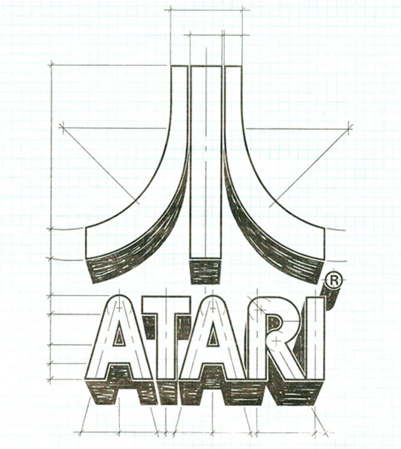 The Atari logo was designed by George Opperman in 1972