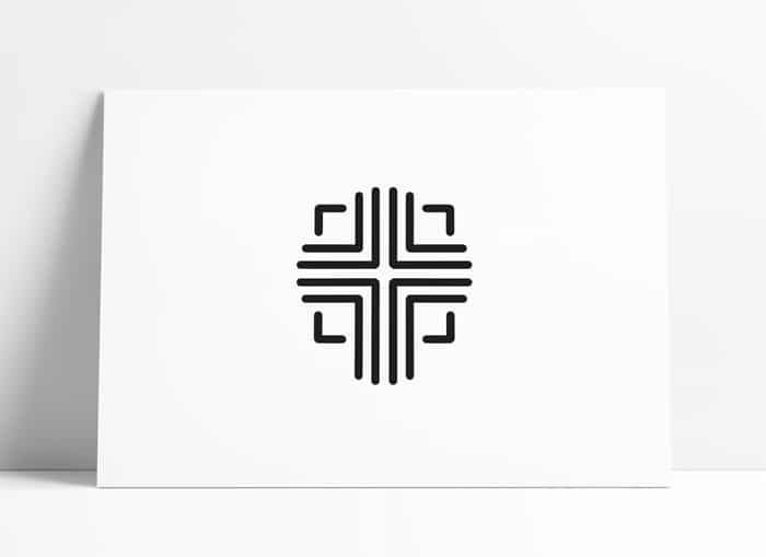 Church Cross, Framed Logo for Sale
